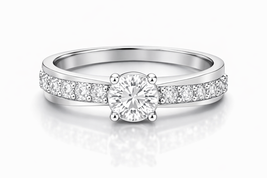 Essential Pavé Diamond Ring