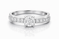 Essential Pavé Diamond Ring