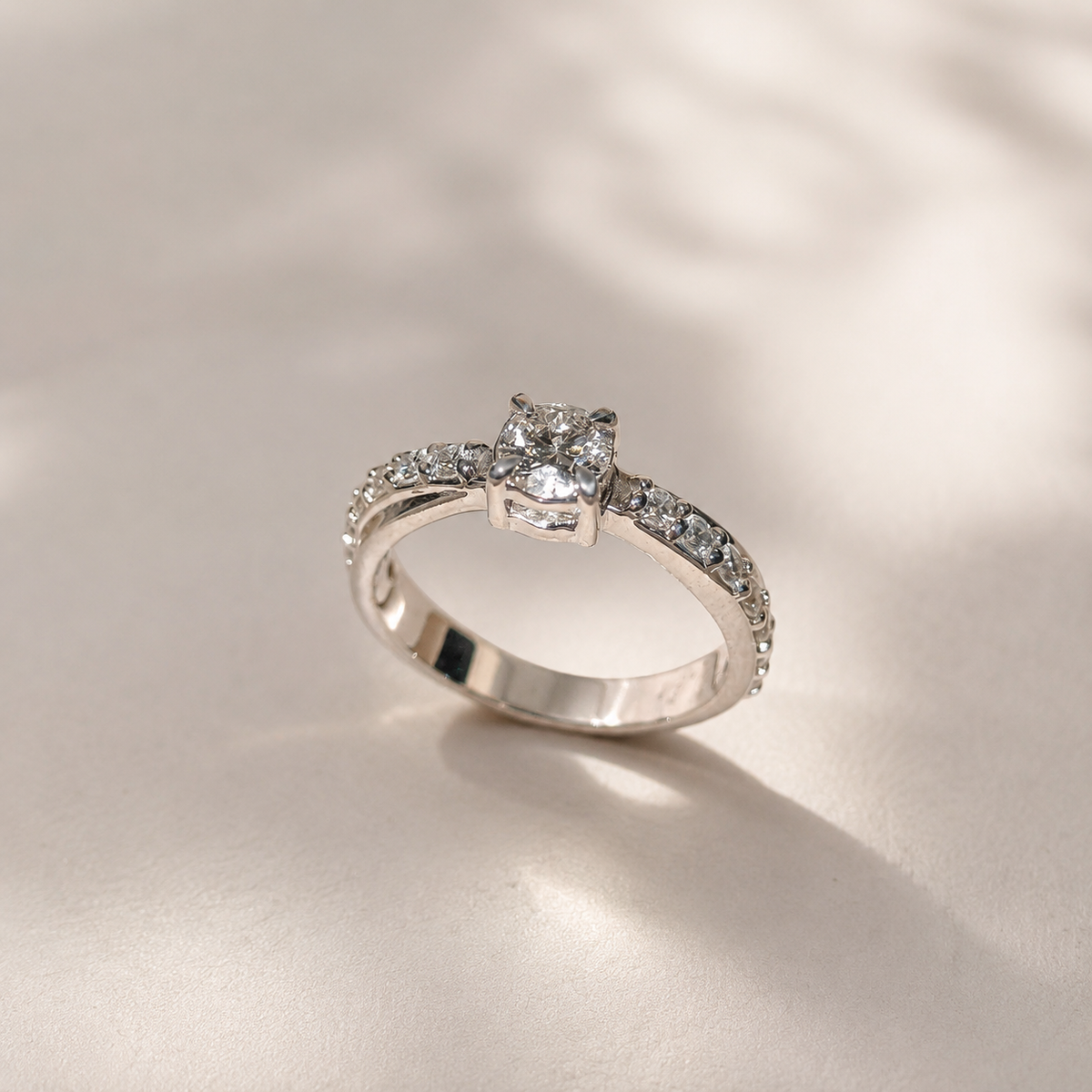 Essential Pavé Diamond Ring